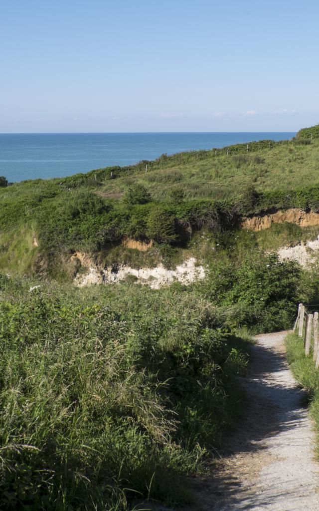 valleuse des Moutiers à Varengeville-sur-Mer (76) près de Dieppe sur la côte d'albâtre dans le pays de Caux