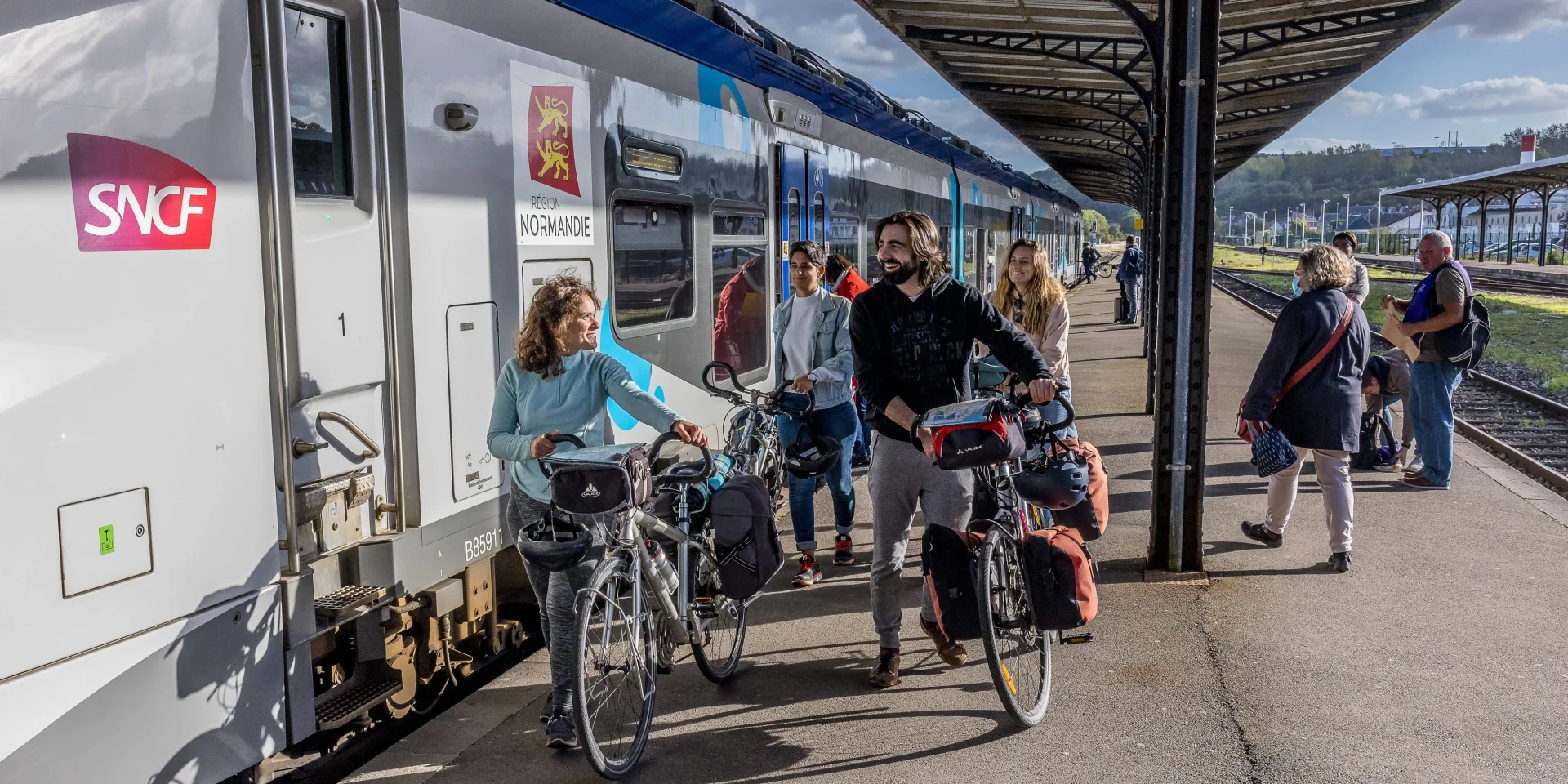 Velo Gare Dieppe Train Sncf D Darrault Sma 6