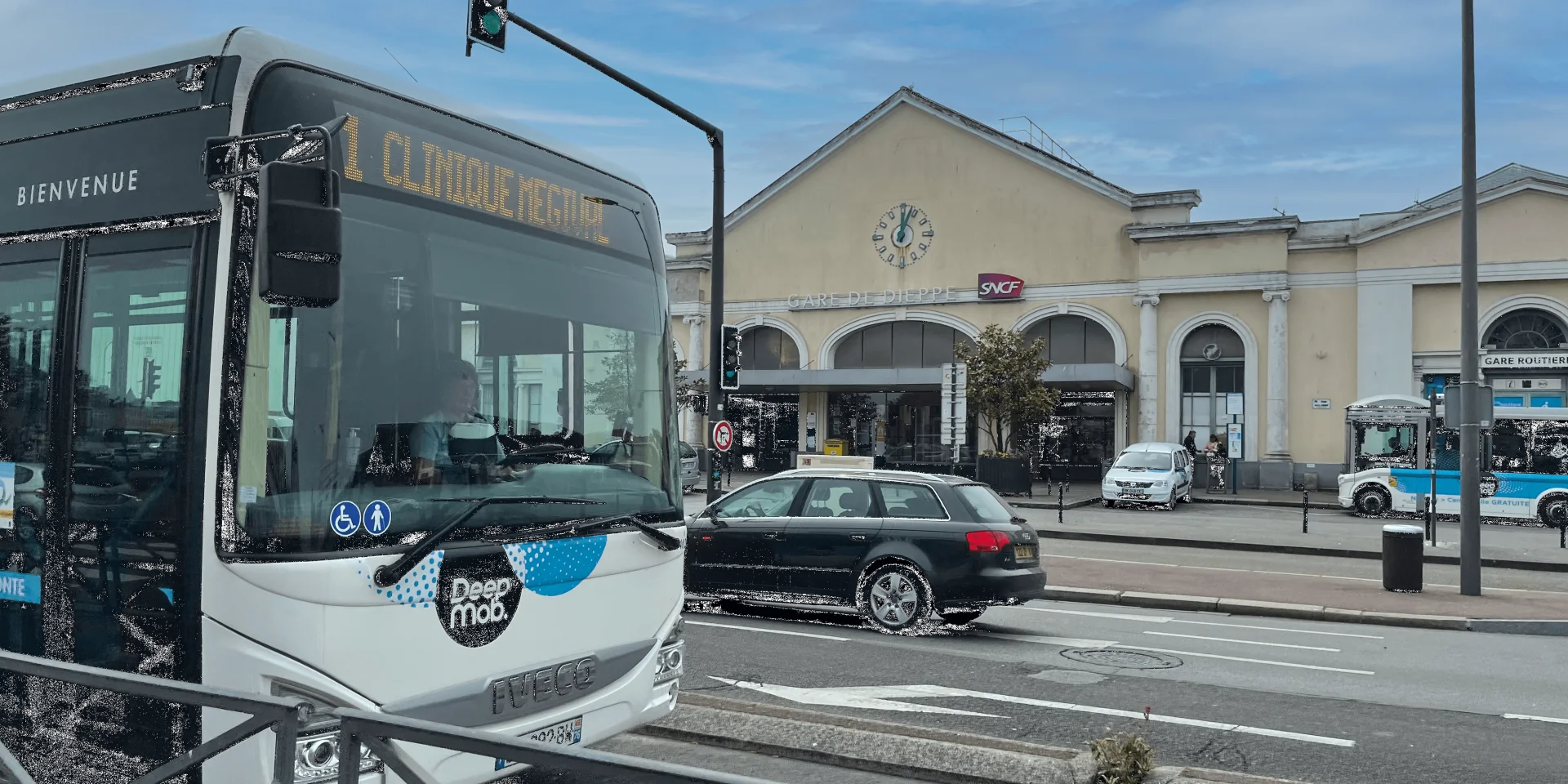 Bus Dieppe Gare Deep Mob Transdev Normandie